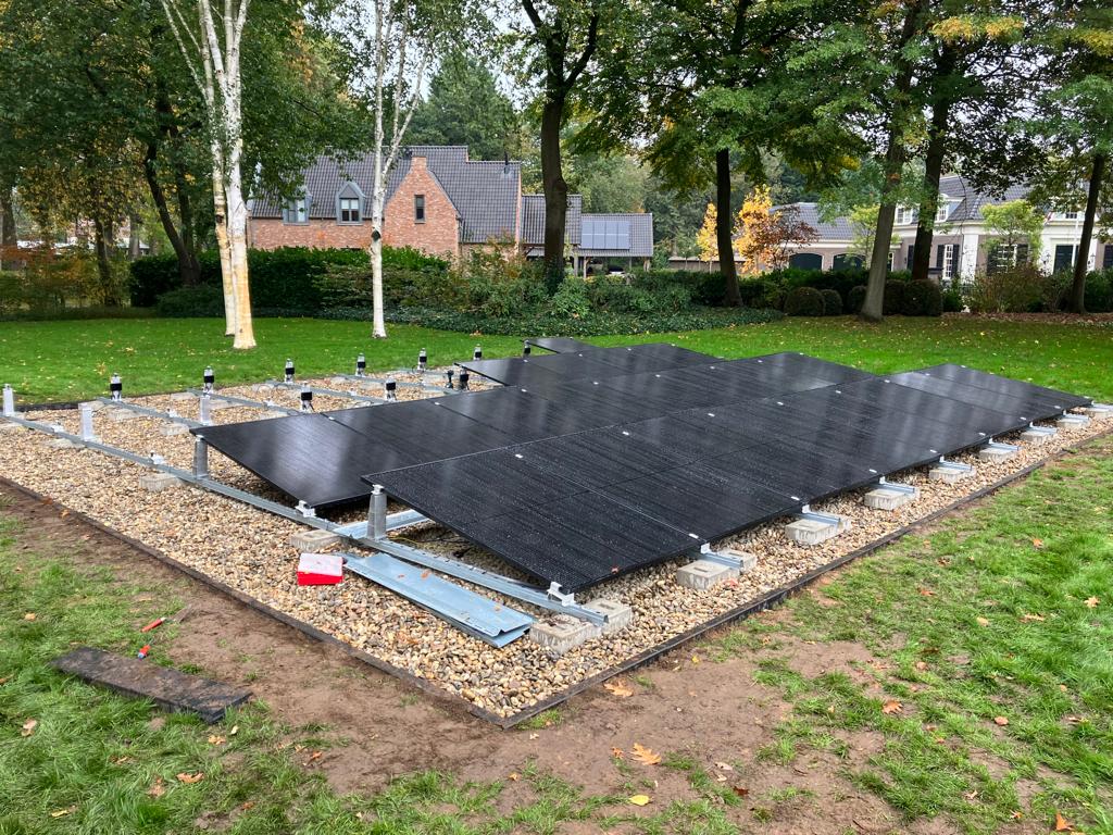 pv panelen grond